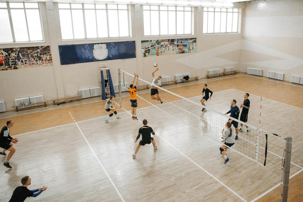 Volleyball players