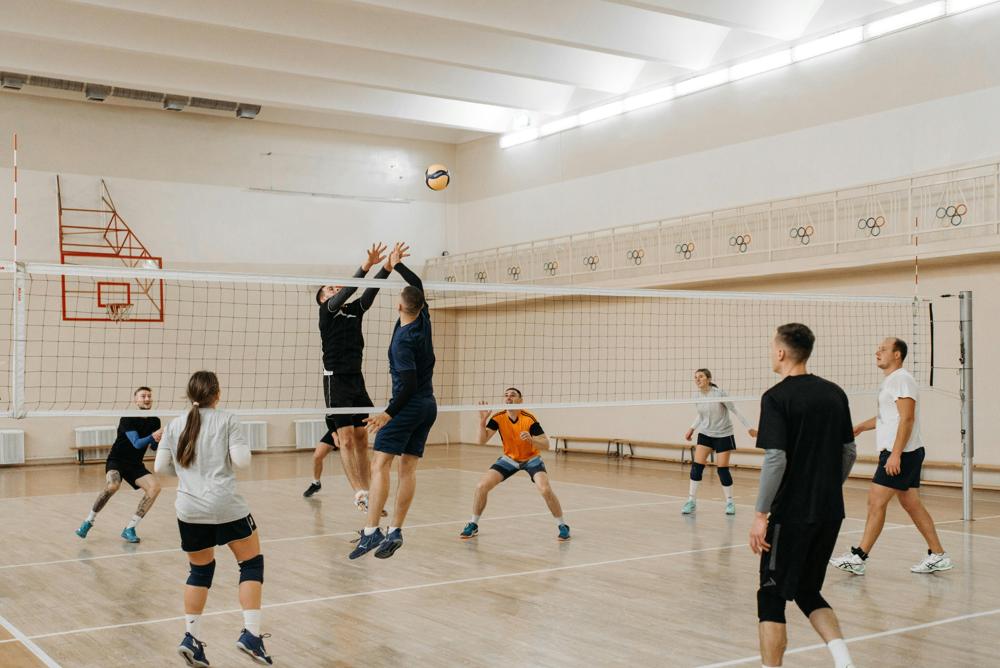 Volleyball players